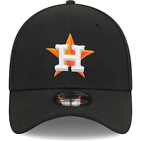 Men's New Era Black Houston Astros Logo 39THIRTY Flex Hat