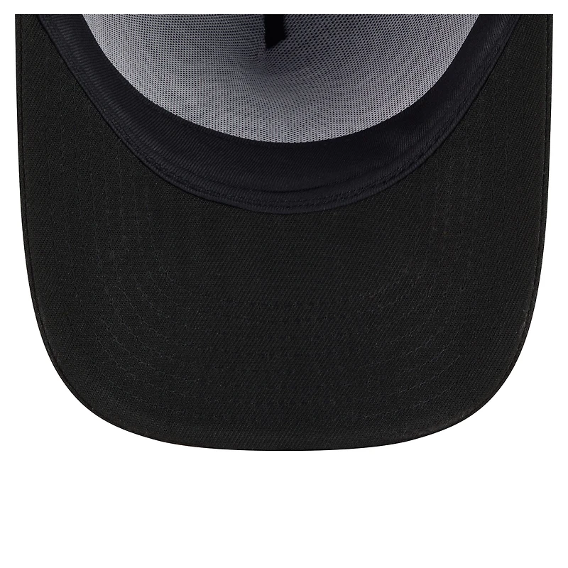 Men's New Era  Black Houston Astros Motion A-Frame 9FIFTY Snapback Hat