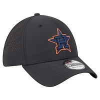 Casquette New Era noire Houston Astros Night 39THIRTY Flex pour homme