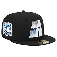 Men's New Era Black Houston Astros  Raceway 59FIFTY Fitted Hat