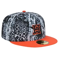 Casquette ajustée 59FIFTY Houston Astros Sands New Era noire pour hommes