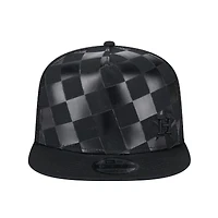 Men's New Era Black Houston Astros Score Check A-Frame Trucker 9FIFTY Snapback Hat