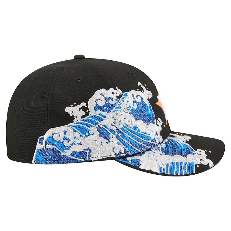 Men's New Era  Black Houston Astros Surf 59FIFTY Fitted Hat