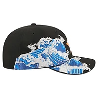 Men's New Era  Black Houston Astros Surf 59FIFTY Fitted Hat