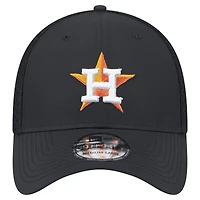 Casquette flexible 39THIRTY Team Tone des Houston Astros New Era noire pour hommes