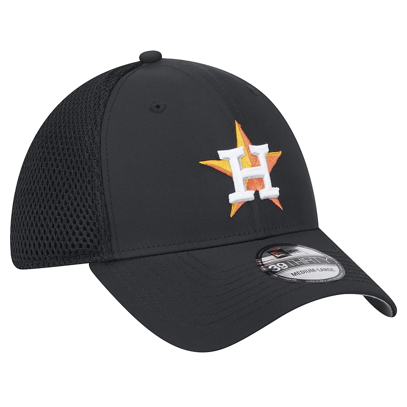 Men's New Era Black Houston Astros Team Tone 39THIRTY Flex Hat