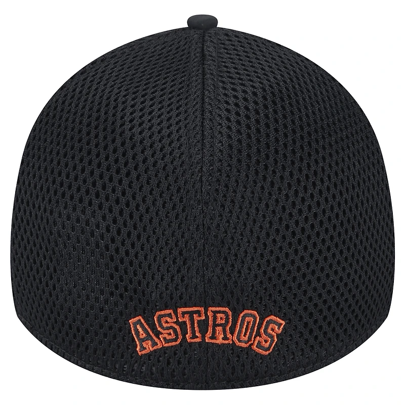 Men's New Era Black Houston Astros Team Tone 39THIRTY Flex Hat