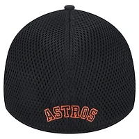 Men's New Era Black Houston Astros Team Tone 39THIRTY Flex Hat