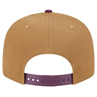 Men's New Era Brown/Purple Houston Astros Color Pack Two-Tone 9FIFTY Snapback Hat