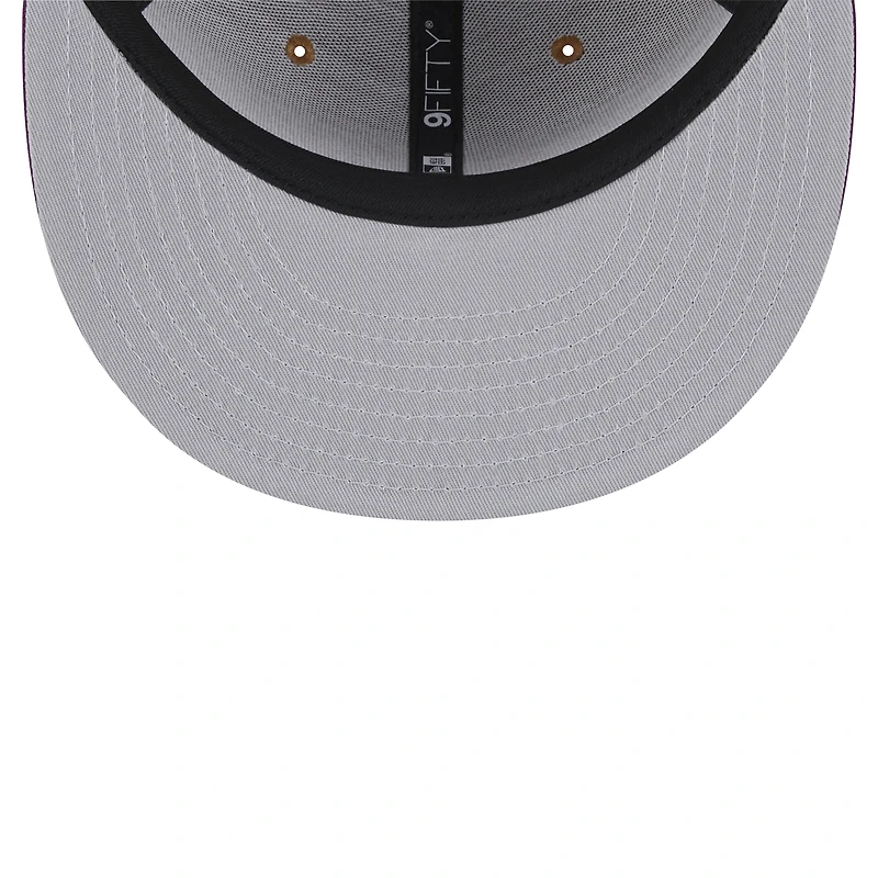 Men's New Era Brown/Purple Houston Astros Color Pack Two-Tone 9FIFTY Snapback Hat