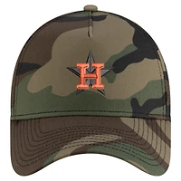 Casquette ajustable A-Frame 9FORTY Woodland Team Pop de Houston Astros de New Era pour homme