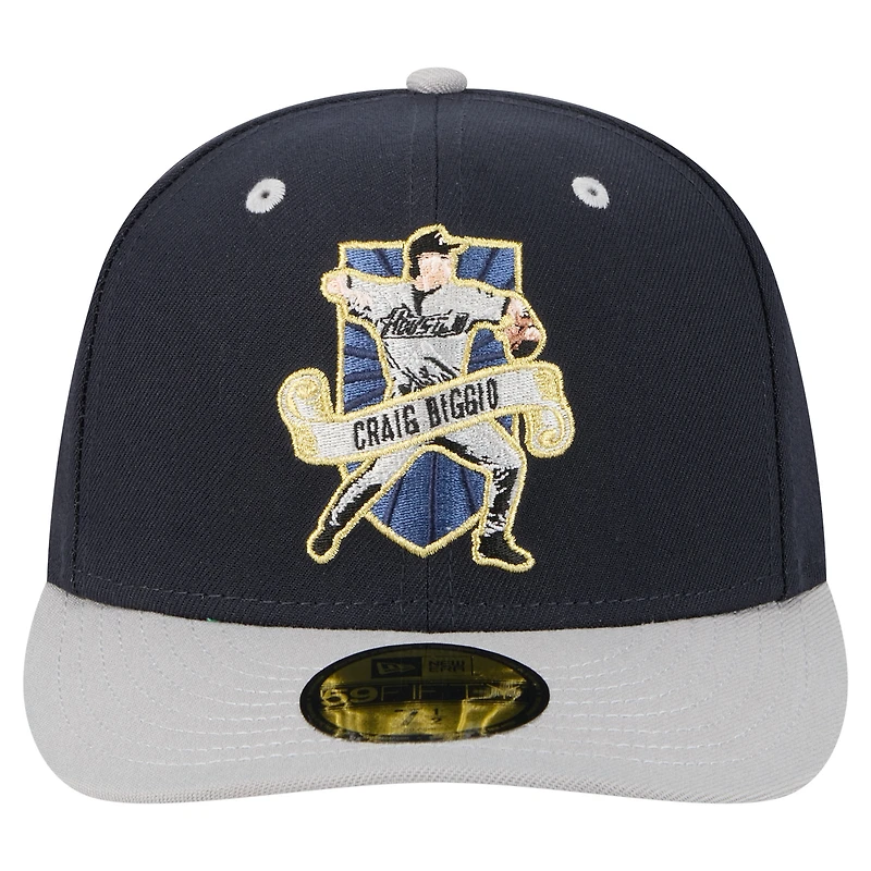 Casquette ajustée New Era Craig Biggio bleu marine des Astros de Houston 59FIFTY pour homme