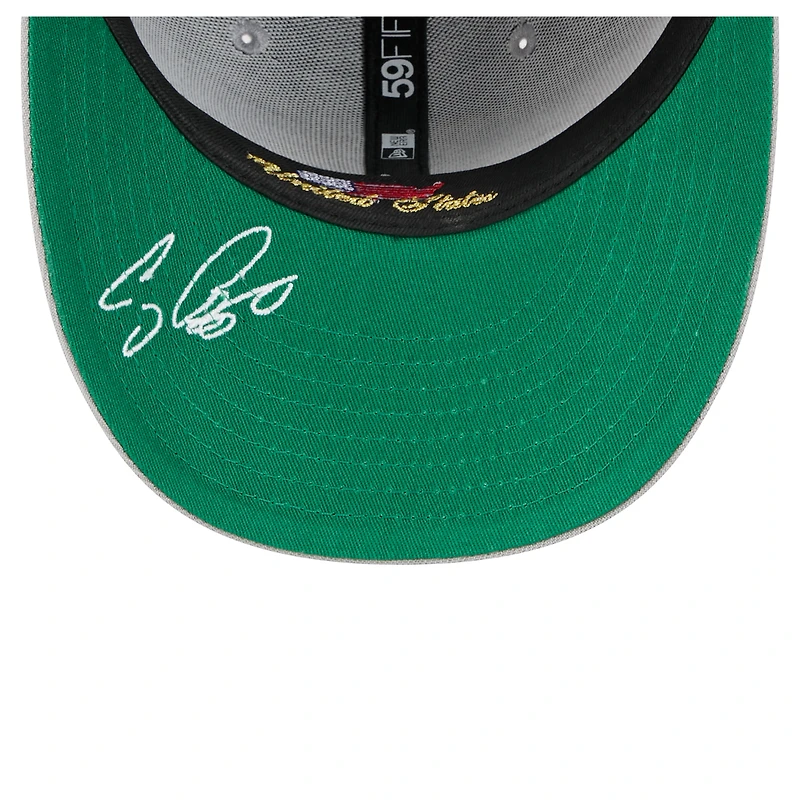 Casquette ajustée New Era Craig Biggio bleu marine des Astros de Houston 59FIFTY pour homme