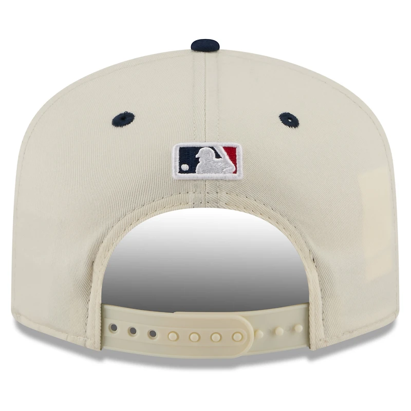 Men's New Era Cream/Navy Houston Astros USA 250 Fourth of July 19TWENTY Adjustable Hat