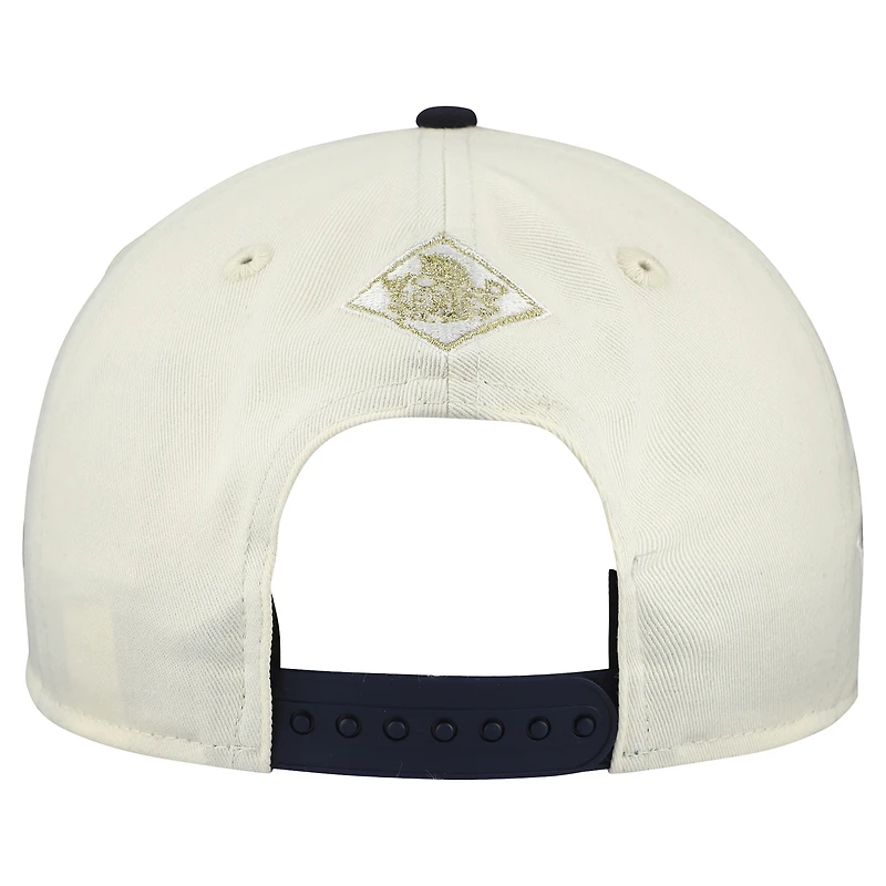 Casquette ajustable New Era 9FORTY M-Crown pour homme, crème/bleu marine, Houston Astros World Series