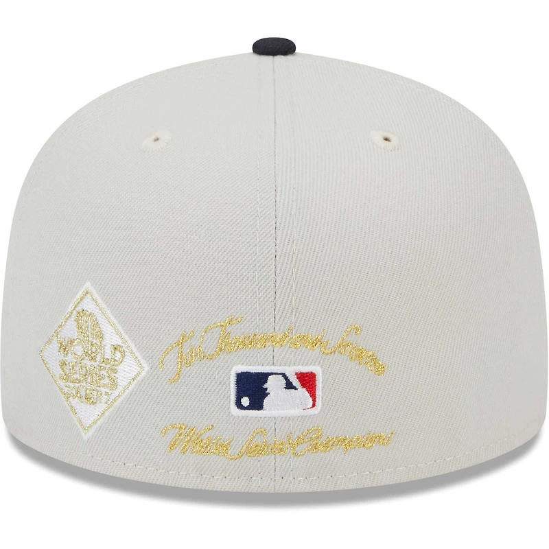 Casquette ajustée New Era Houston Astros 2017 World Series Champions Class 59FIFTY pour homme