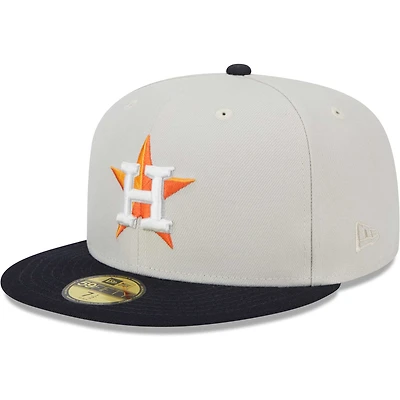 Men's New Era Cream Houston Astros 2017 World Series Champions Class 59FIFTY Fitted Hat