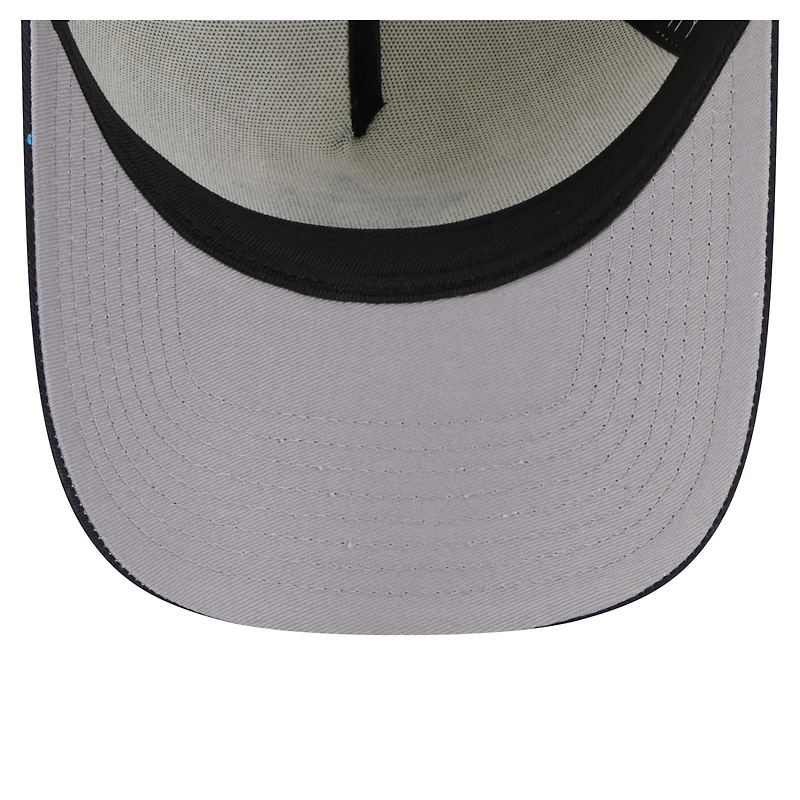 Men's New Era Cream Houston Astros Speckle A-Frame 9FORTY Adjustable Hat