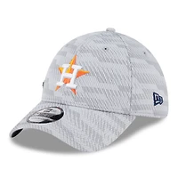 Men's New Era Gray Houston Astros 2025 MLB Clubhouse 39THIRTY Flex Hat
