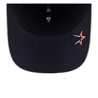 Men's New Era Gray Houston Astros 2025 MLB Clubhouse 39THIRTY Flex Hat