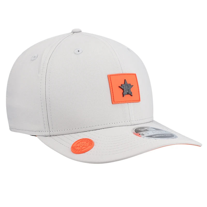 Men's New Era  Gray Houston Astros 2026 Clubhouse 9SEVENTY Adjustable Hat