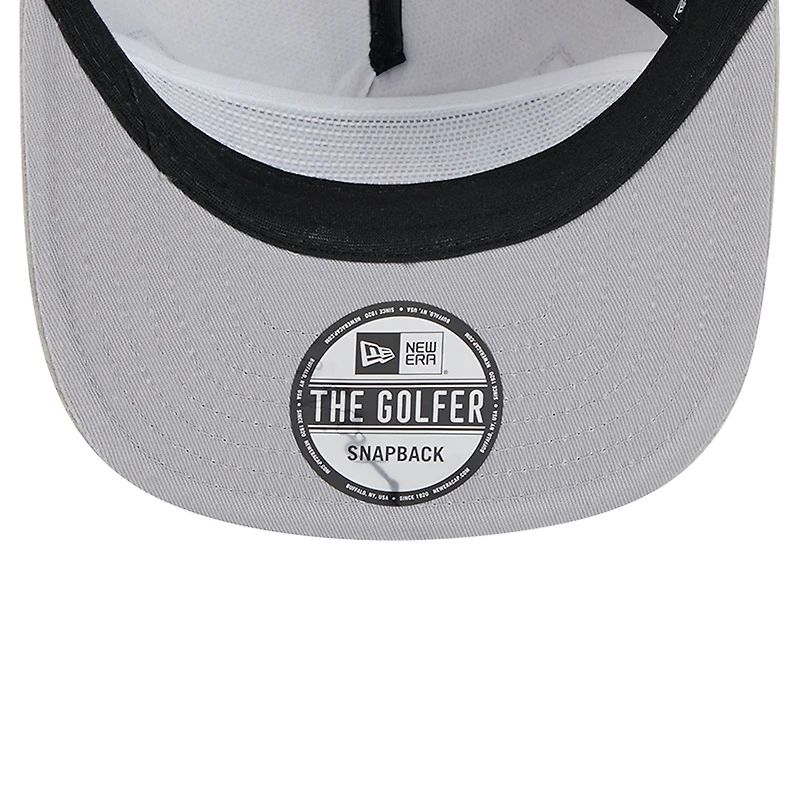 Casquette de golf à visière snapback en velours côtelé Houston Astros gris New Era pour homme