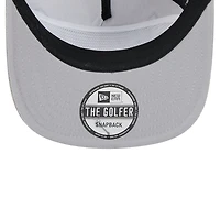 Casquette de golf à visière snapback en velours côtelé Houston Astros gris New Era pour homme