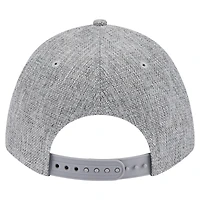 Men's New Era Gray Houston Astros Cotton Weave M-Crown A-Frame 9FORTY Adjustable Hat