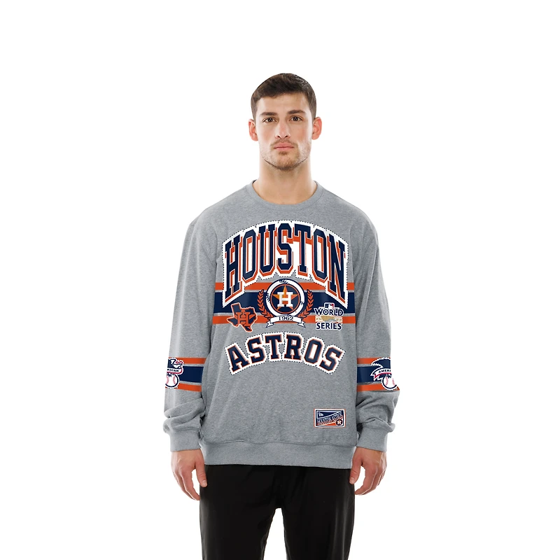 Men's New Era  Gray Houston Astros Sport Classics Sweatshirt