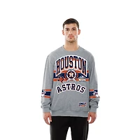 Men's New Era  Gray Houston Astros Sport Classics Sweatshirt
