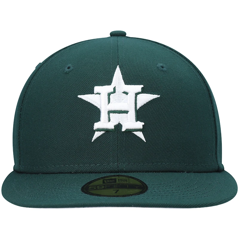 Casquette ajustée 59FIFTY avec logo blanc des Astros de Houston New Era pour homme