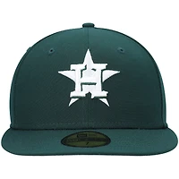 Casquette ajustée 59FIFTY avec logo blanc des Astros de Houston New Era pour homme