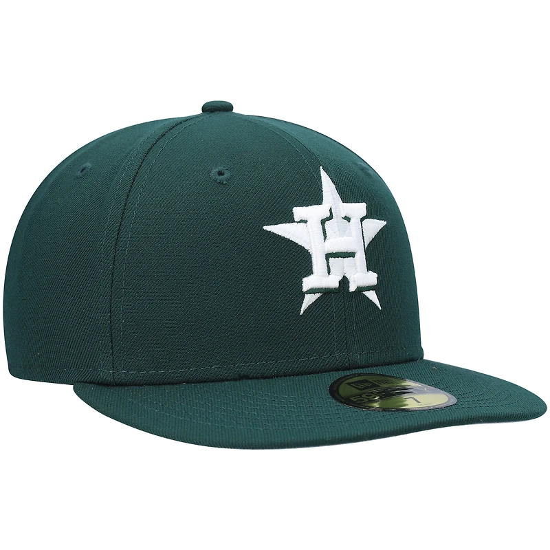 Casquette ajustée 59FIFTY avec logo blanc des Astros de Houston New Era pour homme