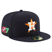 Casquette ajustée 59FIFTY José Altuve bleu marine pour homme des Houston Astros 2025 Player's Weekend de New Era