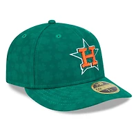 Men's New Era Kelly Green Houston Astros St. Patrick's Day Low Profile 59FIFTY Fitted Hat