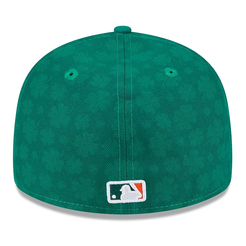 Casquette ajustée à profil bas 59FIFTY Houston Astros New Era pour homme, vert Kelly