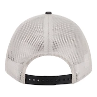 Casquette trucker ajustable New Era 9FORTY pour homme, beige clair/noir, Houston Astros, modèle Frayed M-Crown A-Frame.