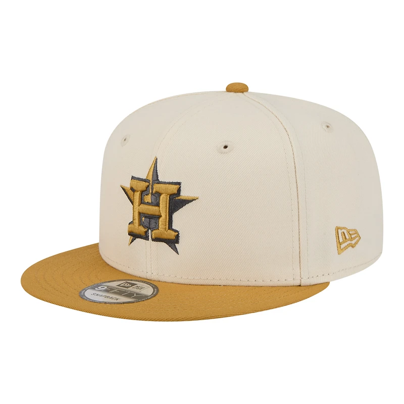Men's New Era Turquoise/Charcoal Houston Astros Two-Tone Color Pack 9FIFTY Snapback Hat
