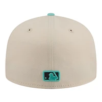 Men's New Era Turquoise/Charcoal Houston Astros Two-Tone Color Pack 59FIFTY Fitted Hat