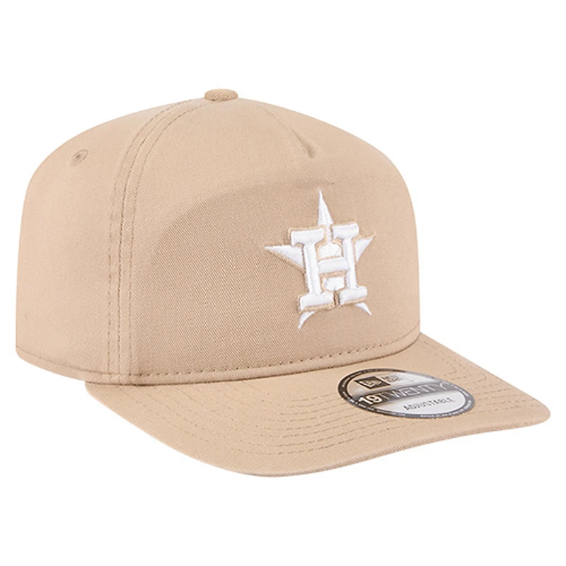 Casquette ajustable New Era beige clair Houston Astros Cam 19TWENTY pour homme