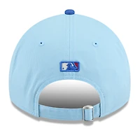 Casquette ajustable New Era 9TWENTY bleu clair/bleu pour homme, Houston Astros 2025, 4 juillet