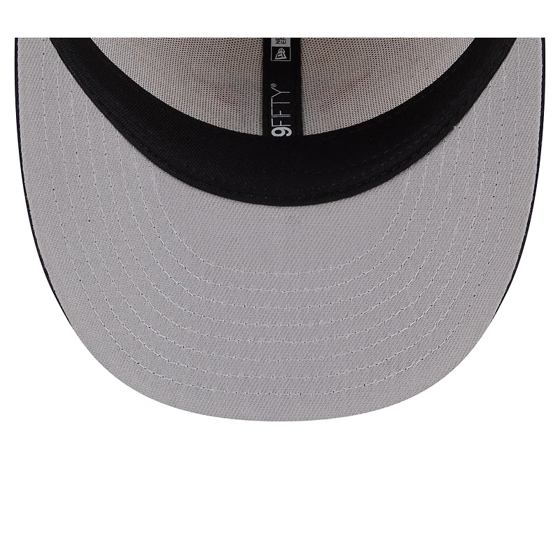 Casquette ajustée New Era 59FIFTY pour homme, coloris naturel/marine