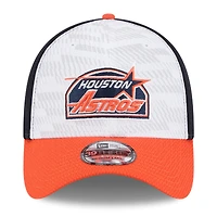 Men's New Era Navy/ Houston Astros 2025 MLB Clubhouse 39THIRTY Flex Hat