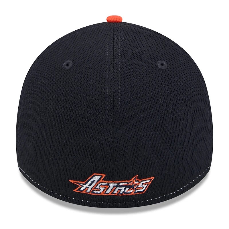 Men's New Era Navy/ Houston Astros 2025 MLB Clubhouse 39THIRTY Flex Hat