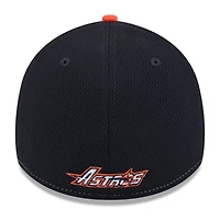 Men's New Era Navy/ Houston Astros 2025 MLB Clubhouse 39THIRTY Flex Hat