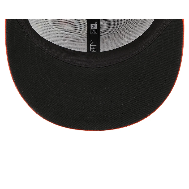 Casquette snapback 9FIFTY MLB Diamond Hero Edition 2025 des Astros de Houston, bleu marine/orange, New Era pour homme