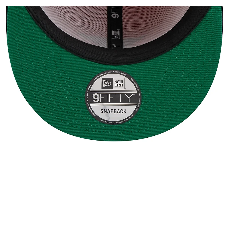 Casquette snapback rétro en velours côtelé New Era bleu marine/orange des Houston Astros pour homme