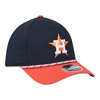 Men's New Era Navy/Orange Houston Astros Rope M-Crown A-Frame 39THIRTY Flex Hat