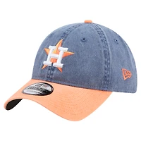 Casquette ajustable New Era bleu marine/orange Houston Astros Select 9TWENTY pour homme