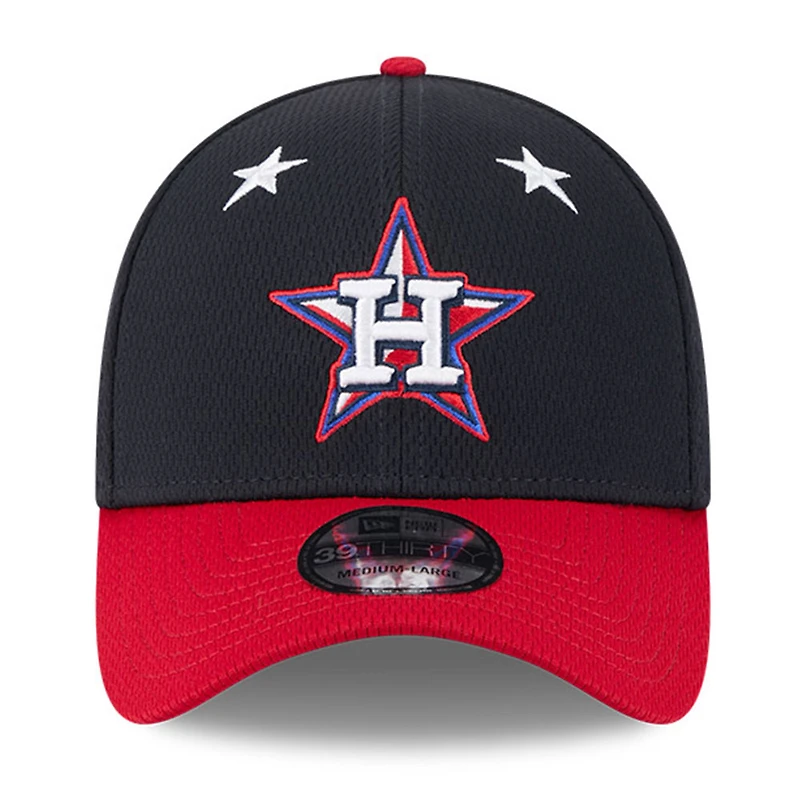 Men's New Era Navy/Red  Houston Astros 2025 MLB All-Star Game Workout 39THIRTY Flex Hat